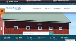 Desktop Screenshot of miamicountyin.gov